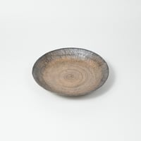 井内 素 / 大皿 / 8.5寸 / 灰 (実物写真3-632)