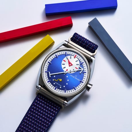 Louis Erard / Hall of Fame Collection / Alain Silberstein / LE85358TT05BTT90  Regulator Blue