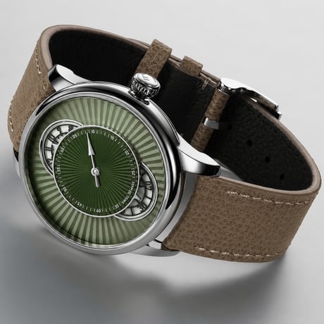 Louis Erard / Regulator Esprit Flinqué / Noirmont Mètiers d‘Art / LE85248AA69BVA158 Green