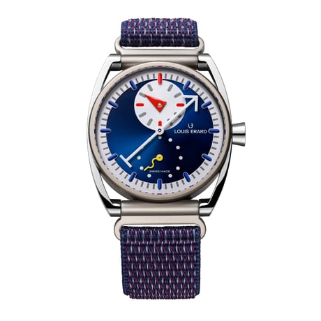 Louis Erard / Hall of Fame Collection / Alain Silberstein / LE85358TT05BTT90  Regulator Blue