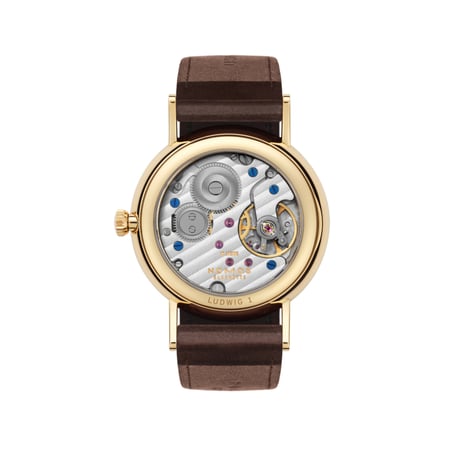 NOMOS Glashütte / Ludwig 33 Gold Dore / NM210　210