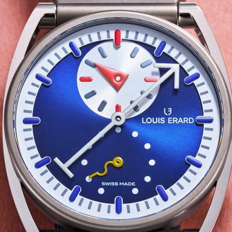 Louis Erard / Hall of Fame Collection / Alain Silberstein / LE85358TT05BTT90  Regulator Blue