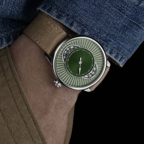 Louis Erard / Regulator Esprit Flinqué / Noirmont Mètiers d‘Art / LE85248AA69BVA158 Green