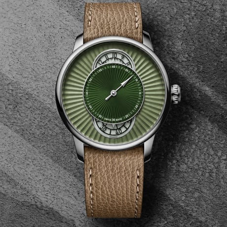 Louis Erard / Regulator Esprit Flinqué / Noirmont Mètiers d‘Art / LE85248AA69BVA158 Green