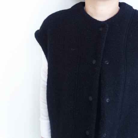 comm.arch.　Wool / Cotton Boa Fleece Sleeveless