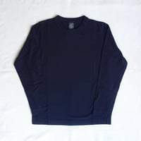 homspun　天竺 長袖プルオーバー【ブラック】
