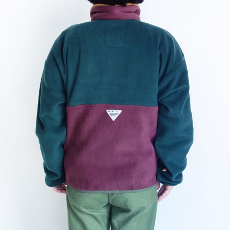 South2 West8 x COLUMBIA PFG　Wintertrainer™ Fleece Jacket【Green × Burgundy】