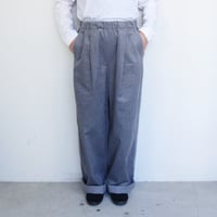 comm.arch.　8W Organic Corduroy Wide Pants【Puple Silver】