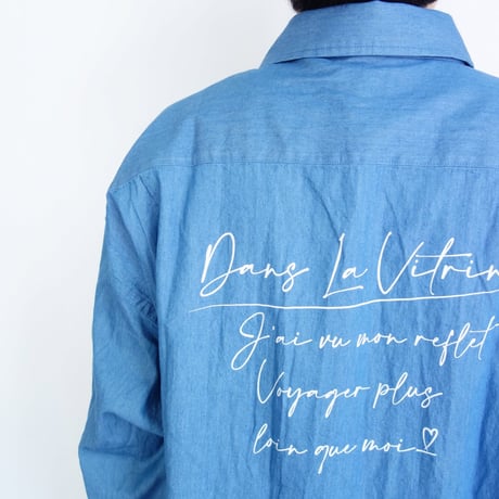 TRICOMER　VOYAGE A PARIS / BIG SHIRT DUNGARY