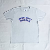 TACOMA FUJI RECORDS　BEER BUT CHICKEN Tee for women's