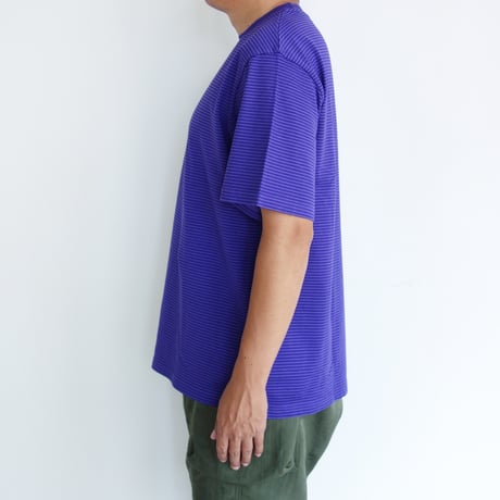 Yonetomi　GARMENT DYED BORDER T-SHIRT (Short Sleeve)