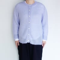 homspun　モヘアカーディガン【アイスラベンダー】