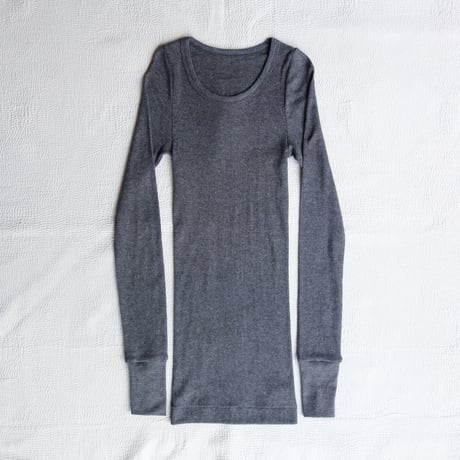 Koton　Organic Cotton / Yak TERECO U-neck【Chacoal】