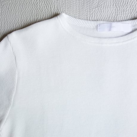 homspun　ワッフル長袖プルオーバー