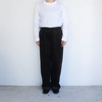 comm.arch.　8W Organic Corduroy Wide Pants【Deep Forest】