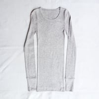 Koton　Organic Cotton / Yak TERECO U-neck【Light Gray】