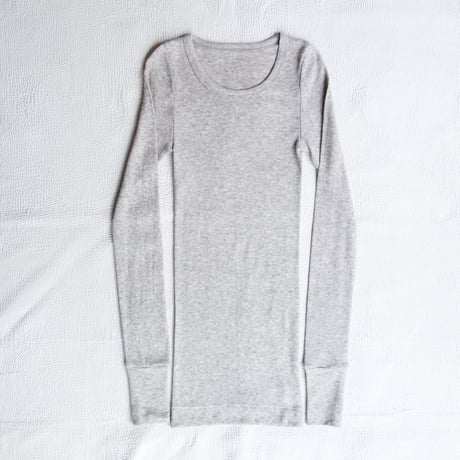 Koton　Organic Cotton / Yak TERECO U-neck【Light Gray】