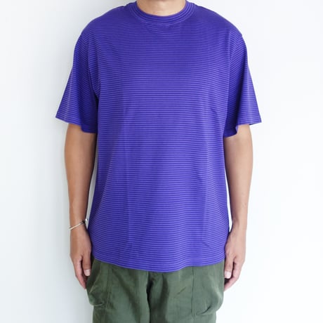 Yonetomi　GARMENT DYED BORDER T-SHIRT (Short Sleeve)