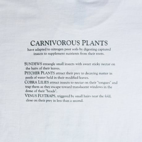 LIBERTY GRAPHICS　Carnivorous Plants for women's