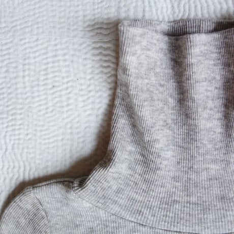 Koton　Organic Cotton / Yak TERECO High-neck【Light Gray】
