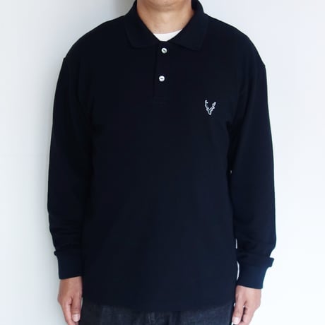 South2 West8　L/S Polo Shirt - Cotton Pique