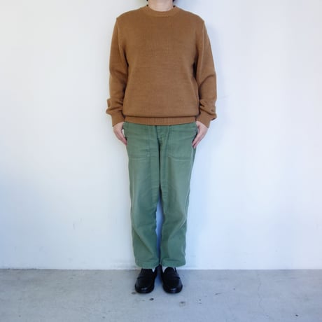 Yonetomi　ORGANIC BROWN COTTON KNIT PULLOVER
