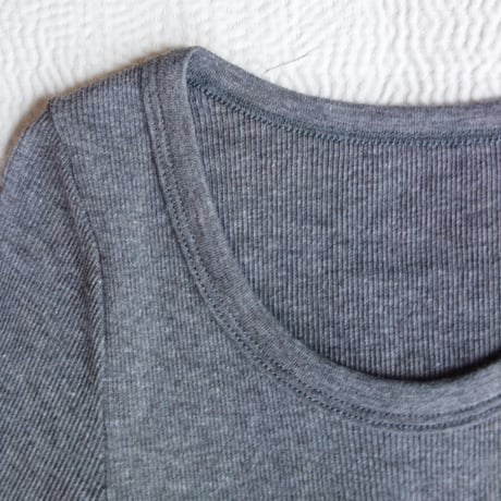 Koton　Organic Cotton / Yak TERECO U-neck【Chacoal】