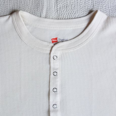 Hanes　Hanes Thermal for HER ヘンリーネックロングスリーブ (HW4-E102)