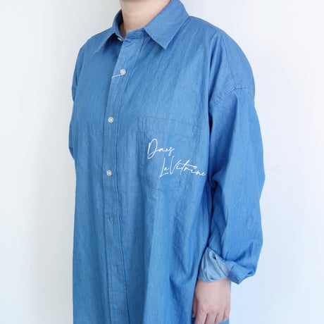 TRICOMER　VOYAGE A PARIS / BIG SHIRT DUNGARY