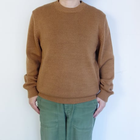 Yonetomi　ORGANIC BROWN COTTON KNIT PULLOVER