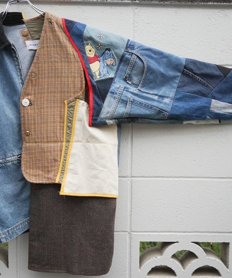 "世界" A World Over Jacket, Rebuild by vintages
