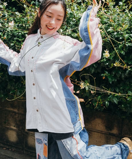 "両A面の恋のシャツ 第三装" Double A-Side Love Shirt,Rebuild by vintages