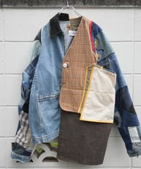 "世界" A World Over Jacket, Rebuild by vintages