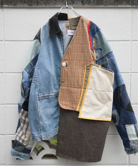 "世界" A World Over Jacket, Rebuild by vintages
