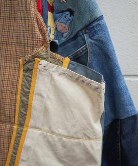 "世界" A World Over Jacket, Rebuild by vintages