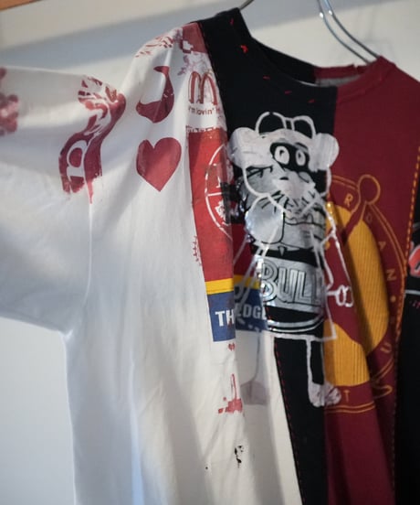 "グッドログアウトのTシャツ" Good Logout T-shirt,Rebuild by vintages