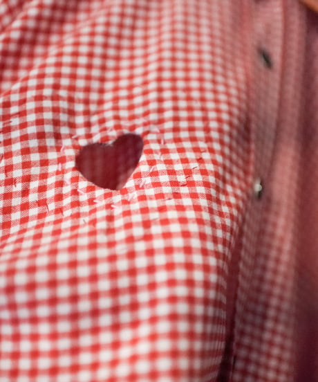 "こころないシャツ 第二色" Heartbreaker shirt, Rebuild by vintages
