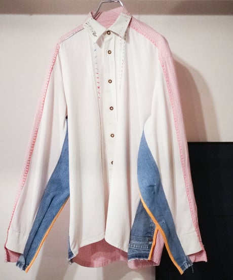 "両A面の恋のシャツ 第三装" Double A-Side Love Shirt,Rebuild by vintages