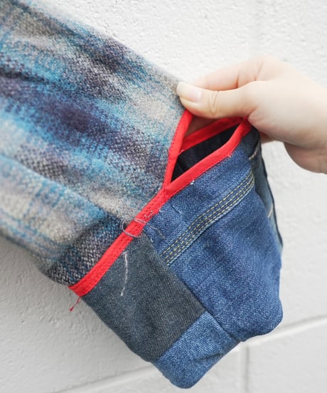 "火とVOIDの上昇気流" Updraft of Fire and VOID Wool Coat, Rebuild by vintages