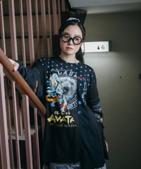 "季節外れの雪が降る" Unseasonable snow LS T-Shirt ,Rebuild by vintages