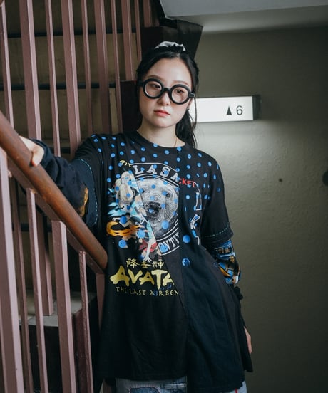 "季節外れの雪が降る" Unseasonable snow LS T-Shirt ,Rebuild by vintages