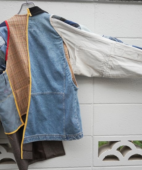 "世界" A World Over Jacket, Rebuild by vintages