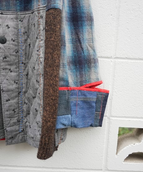 "火とVOIDの上昇気流" Updraft of Fire and VOID Wool Coat, Rebuild by vintages