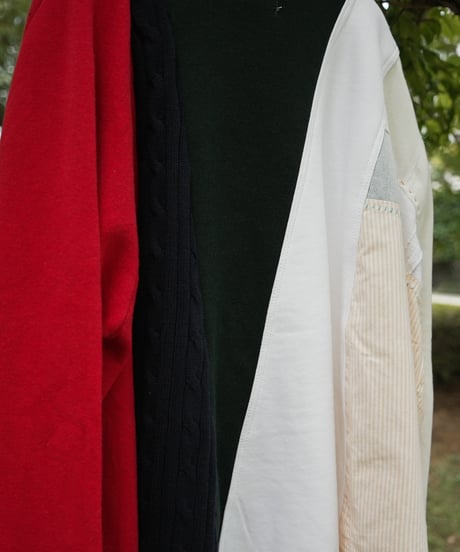 "季節外れの雪のトレーナー" Sweatshirt with an out-of-season snow motif, Rebuild by vintages