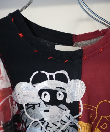 "グッドログアウトのTシャツ" Good Logout T-shirt,Rebuild by vintages
