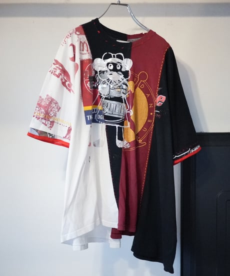 "グッドログアウトのTシャツ" Good Logout T-shirt,Rebuild by vintages
