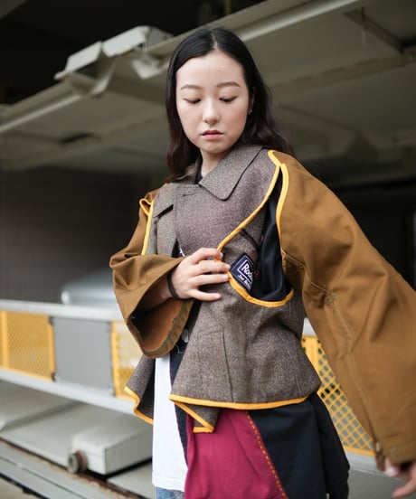 "余白のジャケット 第一装" Jacket with White Space,Rebuild by vintages