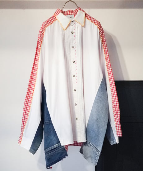 "両A面の恋のシャツ 第二装" Double A-Side Love Shirt,Rebuild by vintages