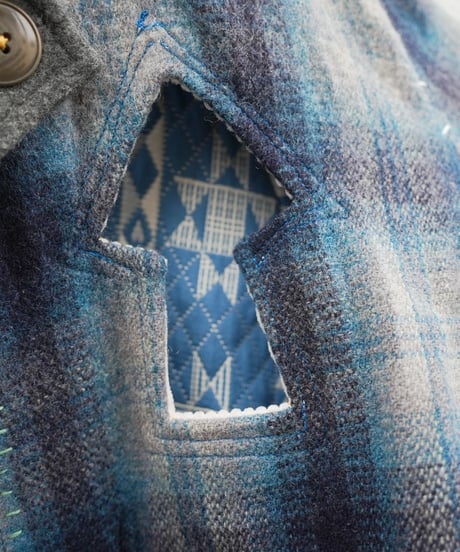 "火とVOIDの上昇気流" Updraft of Fire and VOID Wool Coat, Rebuild by vintages