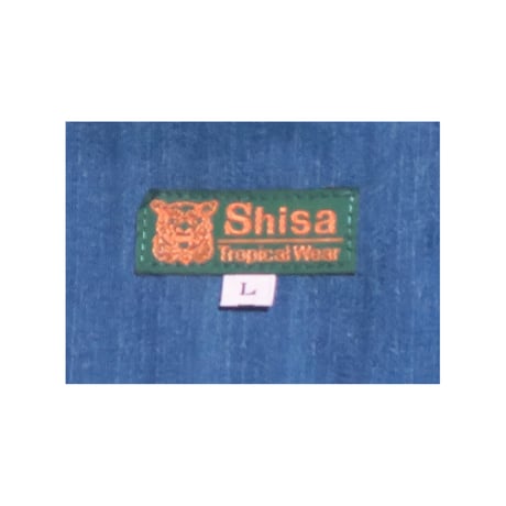 Shisa(シーサー) かりゆしウェア 沖縄シャツ アロハ ハワイアン 古着